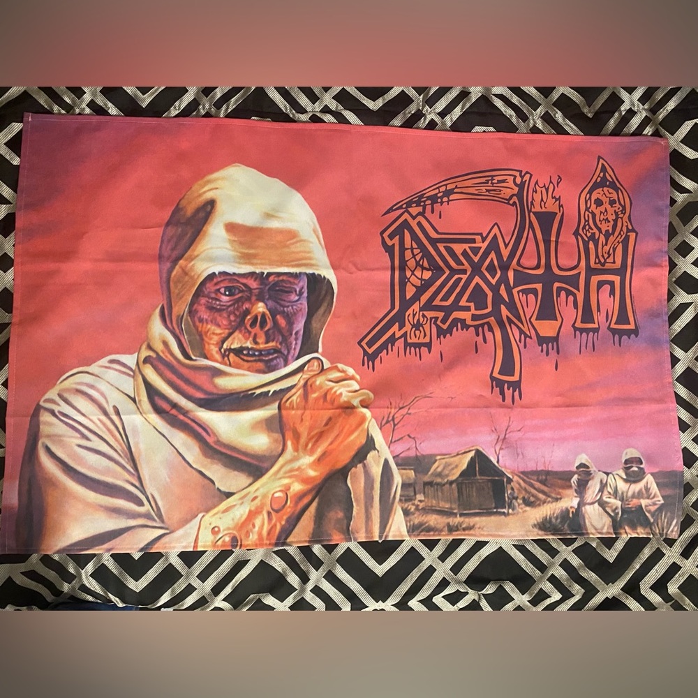 41” x 26” Death Leprosy Flag Poster Death Metal OSDM